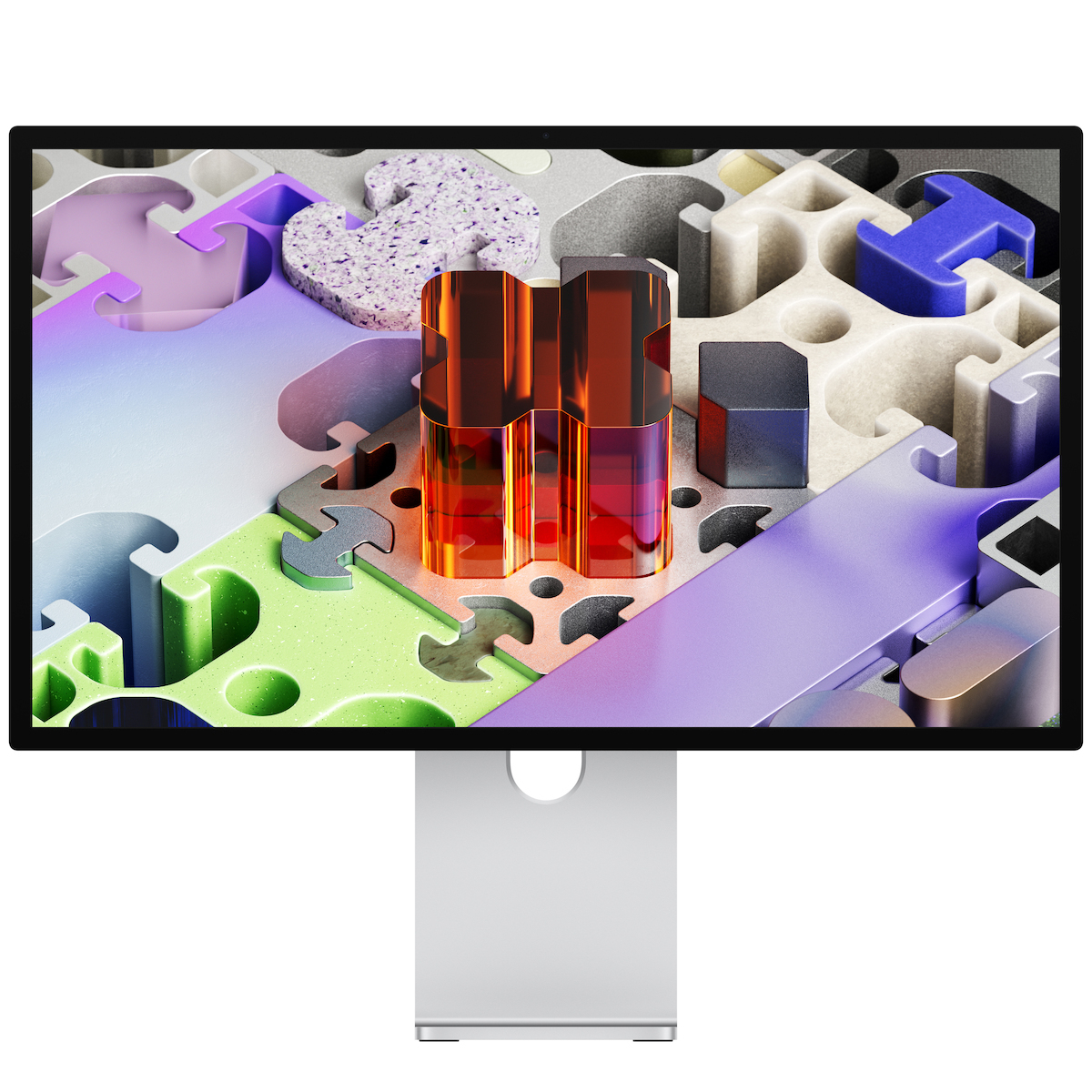 Apple Studio Display XDR IPS HDR Monitor 27" 5120x2880 White Nano Texture Glass Tilt And Height Adjustable Stand