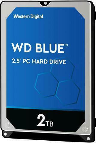 Western Digital Blue 2TB HDD Hard Drive 2.5" SATA III 5400rpm with 128MB Cache for Desktop / Laptop / PS4 WD20SPZX view 7