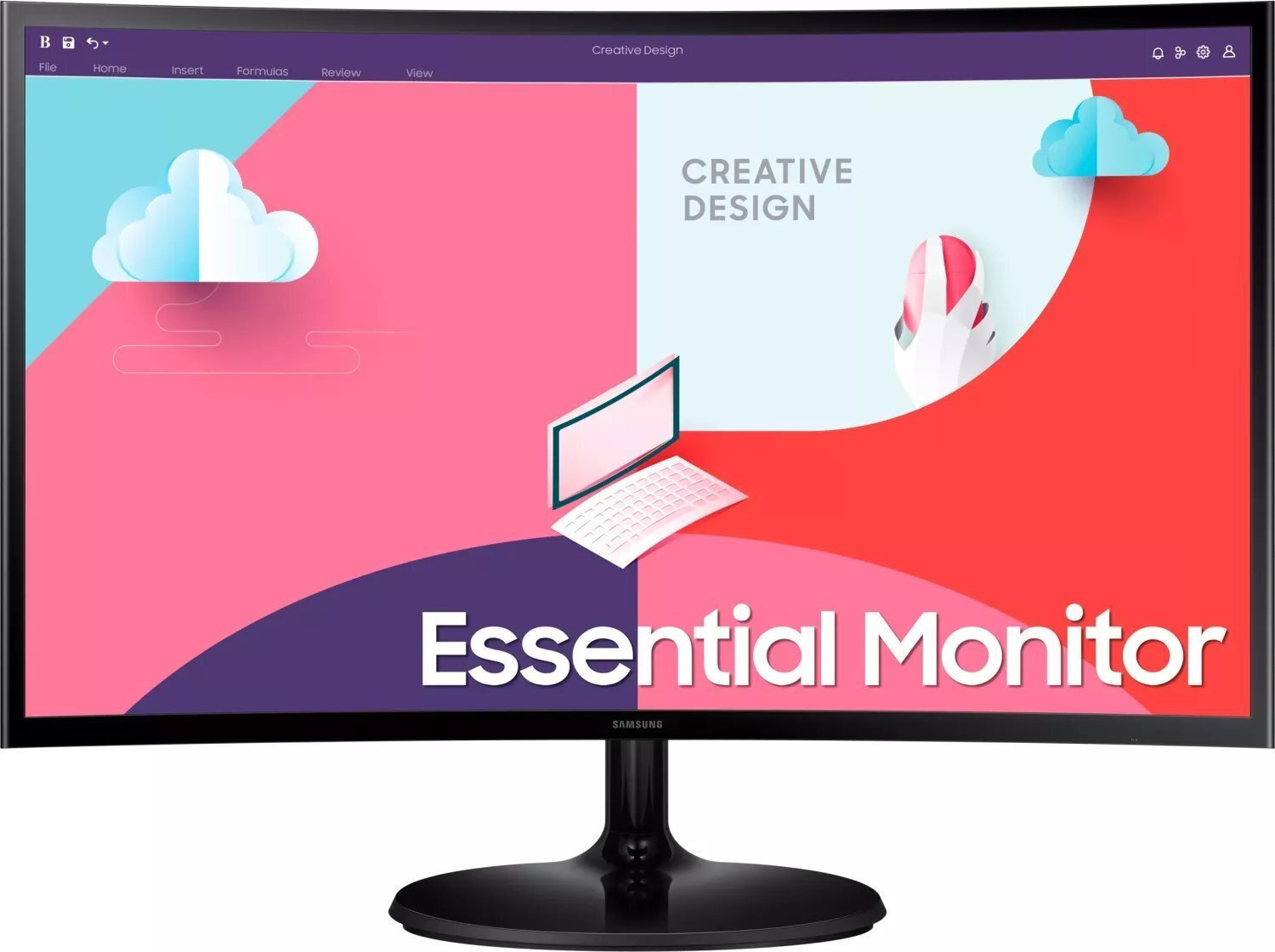 Samsung LS27C362EAUXEN VA Curved Monitor 27" FHD 1920x1080 with Response Time 4ms GTG
