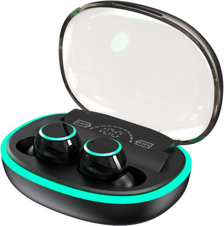 Naxius Nxbthft-65 Earbud Bluetooth Handsfree Earphones with Charging Case Black view 1