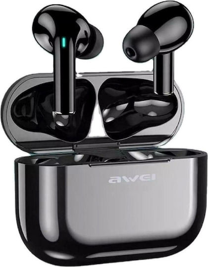 Awei T29 In-ear Bluetooth Handsfree Earphones with Sweat Resistance and Charging Case Black vue 2