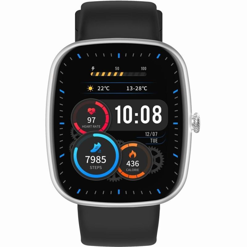 Gravity Gt18-4 Smartwatch Orange Black Strap προβολή 3