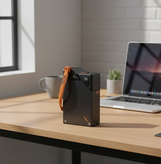 Moxom MX-PB185 Power Bank 20000mAh 65W with 2 USB-C Ports Power Delivery Black view 5