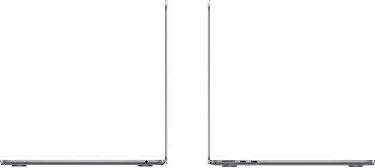 Apple MacBook Air 13.6" (2022) QHD+ (M2-8‑core/16GB/256GB SSD) Space Grey (ES Keyboard) vue 3