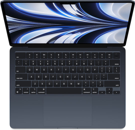 Apple MacBook Air 13.6" (2022) QHD+ (M2-8‑core/16GB/256GB SSD) Midnight (GR Keyboard) vue 2