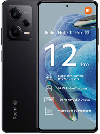 Xiaomi Redmi Note 12 Pro 4G NFC Dual SIM (6GB/128GB) Graphite Gray view 5