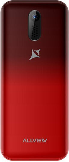 Allview M20 Luna Dual SIM Mobile with Buttons (English) Red view 3