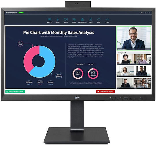 LG 24BP75CP-B IPS Monitor 23.8" FHD 1920x1080 with Response Time 5ms GTG