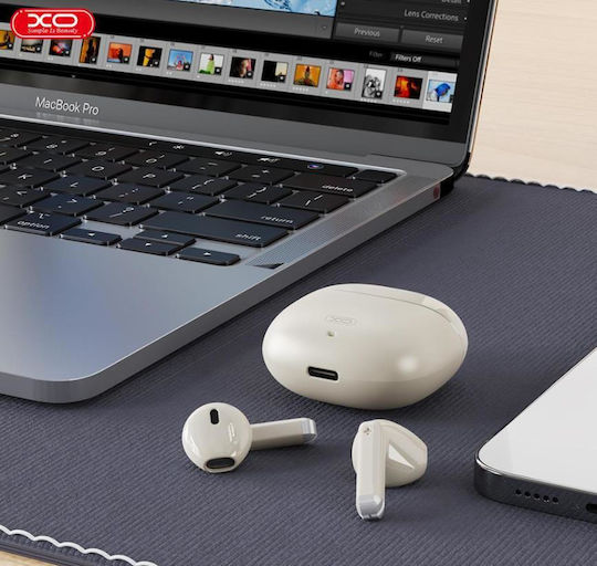 XO X33 Tws In-ear Bluetooth Handsfree Earphones with Charging Case Beige view 6