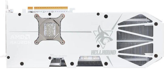 PowerColor Radeon RX 9070 XT 16GB GDDR6 Hellhound White Graphics Card view 7