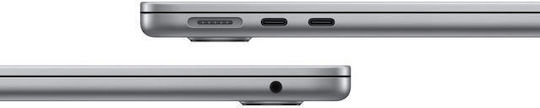 Apple MacBook Air 13" (2024) 13.6" Retina Display (M3-8-core/16GB/256GB SSD) Space Gray (International English Keyboard) view 4