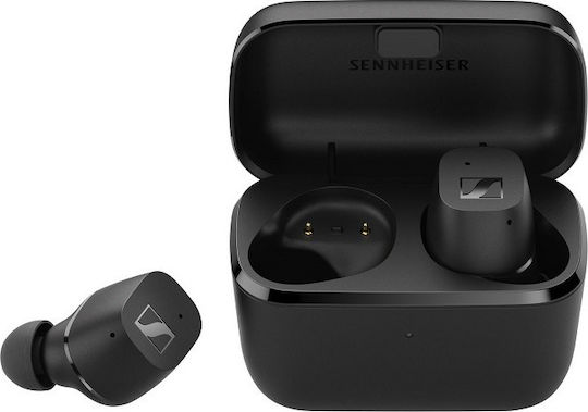 Sennheiser CX True Wireless In-ear Bluetooth Handsfree Earphones with Charging Case Black view 1
