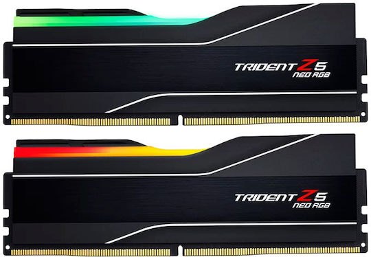 G.Skill Trident Z5 Neo RGB DDR5 32GB RAM with 2x16GB Modules and Speed 6400 for Desktop F5-6400J3039G16GX2-TZ5NR view 4