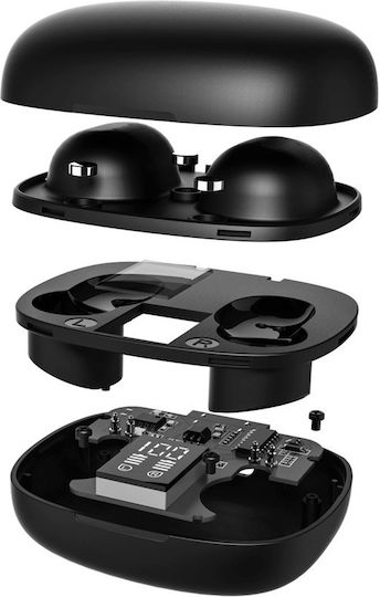 NGS Artica 400 In-ear Bluetooth Handsfree Earphones with Charging Case Black vue 5