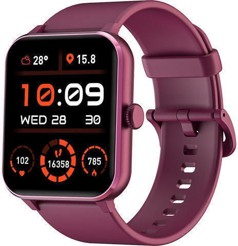 BlackView R50 45mm Smartwatch with Heart Rate Monitor (Claret)