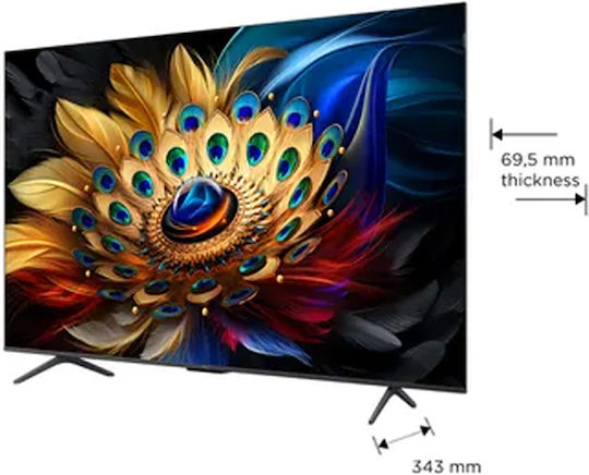 TCL Smart Television 75" 4K UHD QLED 75C655 HDR (2024) view 4