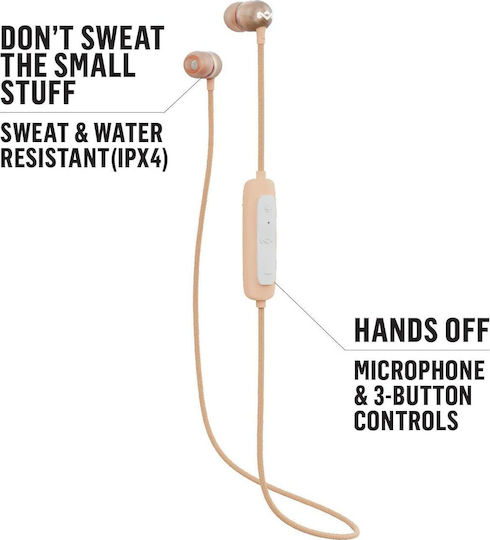 The House Of Marley Smile Jamaica Wireless 2 In-ear Bluetooth Handsfree Earphones with Sweat Resistance Copper view 2