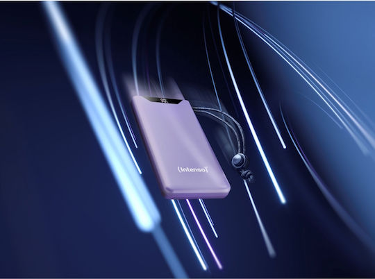 Intenso F10000 Power Bank 10000mAh 20W with USB-A Port and USB-C Port Quick Charge 3.0 Lila view 6