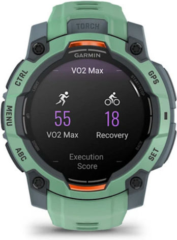Garmin Instinct 3 AMOLED Aluminium 45mm Waterproof Smartwatch with Heart Rate Monitor (Neo Tropic with Neo Tropic Band) view 5