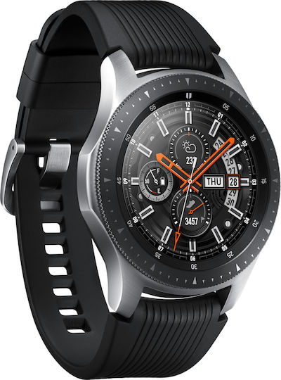 Samsung Galaxy Watch Aluminium 46mm Waterproof with Heart Rate Monitor (Silver) view 4