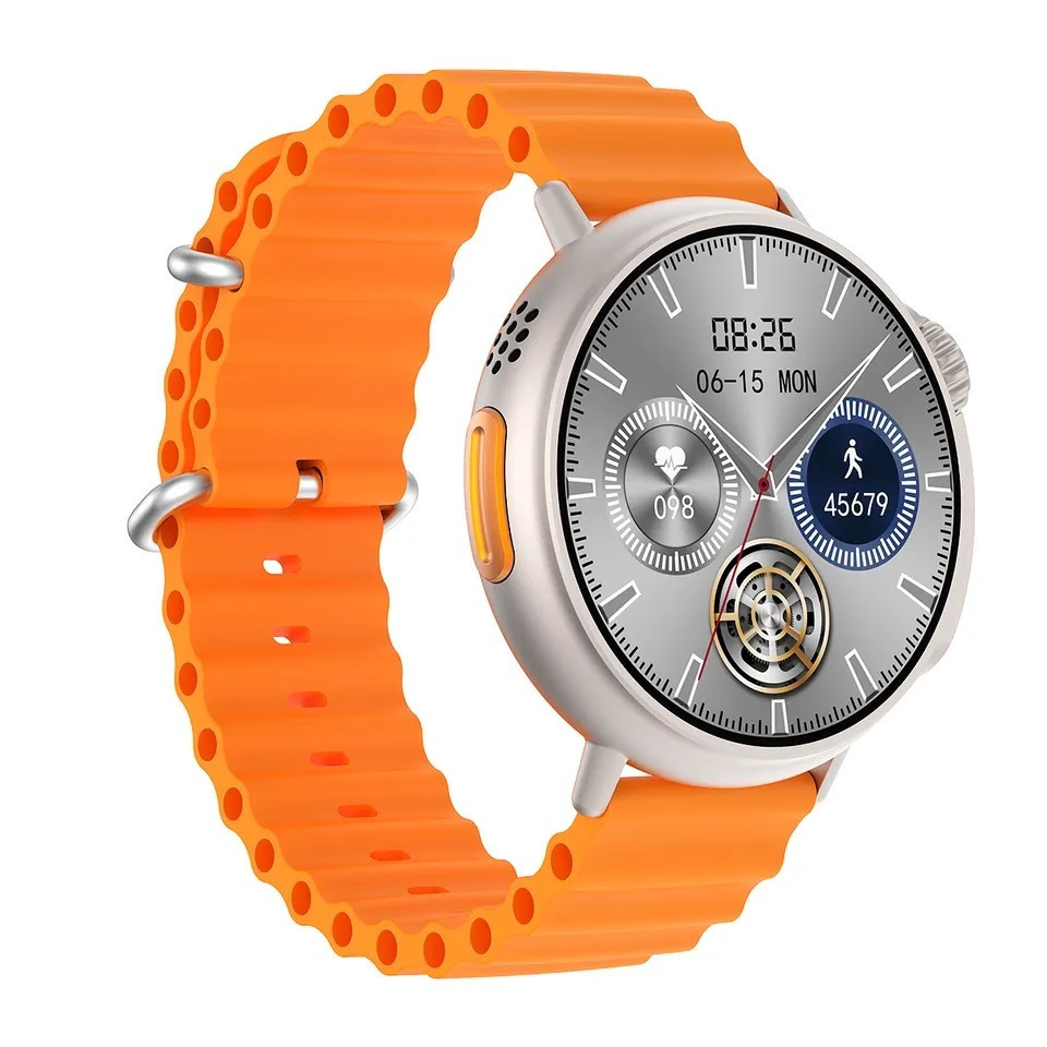 Aluminium Smartwatch with Heart Rate Monitor (Orange) view 7