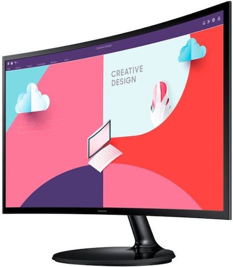 Samsung S27C364EAU VA Curved Monitor 27" FHD 1920x1080 with Response Time 4ms GTG view 2