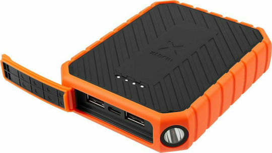 Xtorm Rugged Power Bank 10000mAh 18W with 2 USB-A Ports and USB-C Port Power Delivery / Quick Charge 3.0 Orange