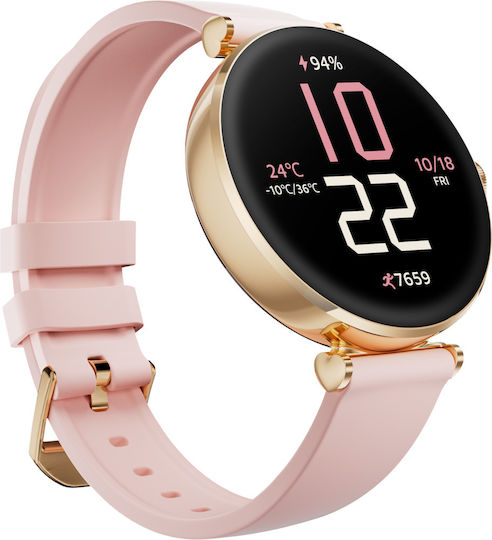 Kieslect Pura Smartwatch with Heart Rate Monitor (Gold) view 2