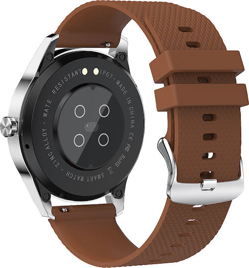 DAS.4 SG44 Smartwatch with Heart Rate Monitor (Brown) view 2