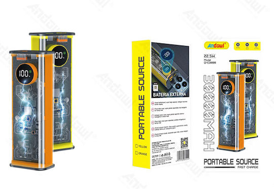 Andowl Q-CD1008 Power Bank 30000mAh 22.5W Multicolour vue 8