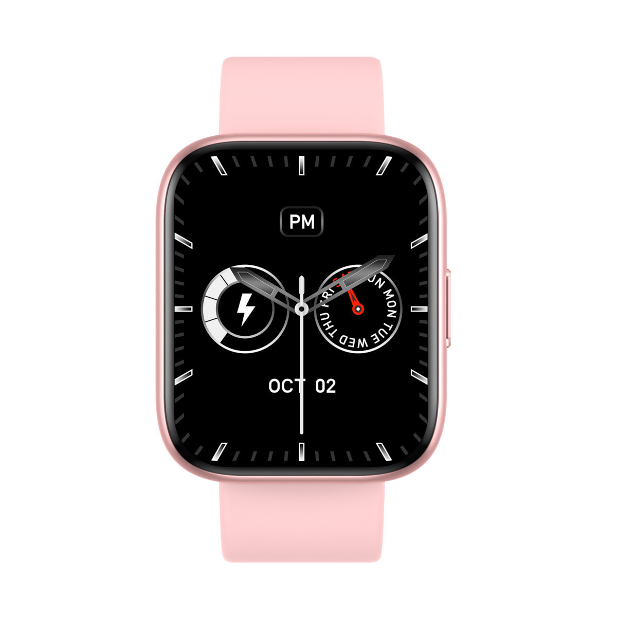 TrendFIT PRO Aluminium Smartwatch with Heart Rate Monitor (Pink) view 5