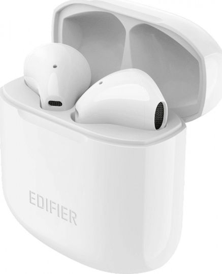 Edifier TWS200 Earbud Bluetooth Handsfree Earphones with Sweat Resistance and Charging Case White view 2