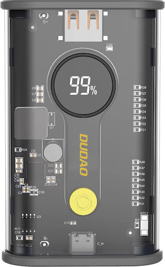 Dudao K16 Pro Power Bank 20000mAh 22.5W with USB-A Port and USB-C Port Power Delivery Black