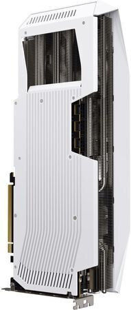 XFX Radeon RX 9070 XT 16GB GDDR6 Mercury OC White Gaming Edition Graphics Card vue 5