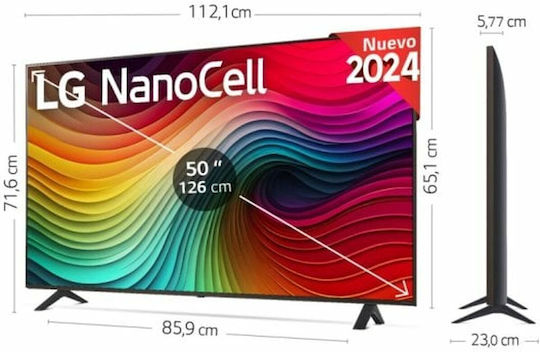 LG Smart Television 50" 4K UHD LED 50NANO82T6B HDR (2024) view 4
