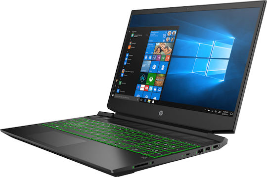 HP Pavilion Gaming 15-ec0006nv 15.6" IPS FHD (Ryzen 7-3750H/16GB/512GB SSD/GeForce GTX 1650/) (US Keyboard) Ansicht 2