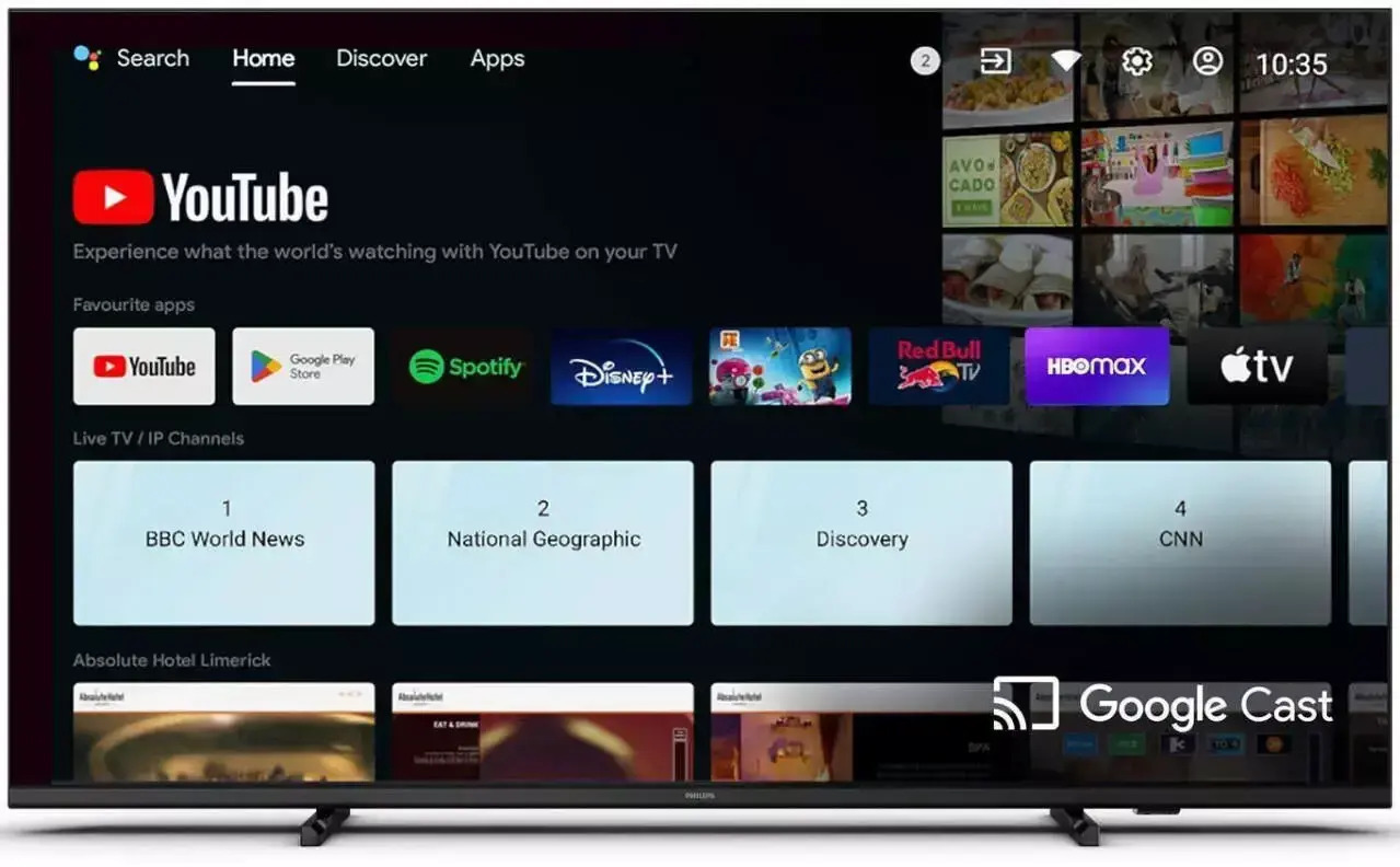 Philips Smart TV 65" 4K UHD LED 65HFL4518U/12 2025 view 1