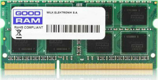 GoodRAM DDR3 with Module 1x4GB and Speed 1600 for Laptop GR1600S3V64L11S/4G