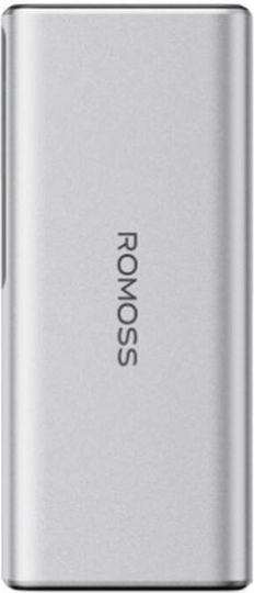 Romoss PPU10 Power Bank 10000mAh 130W with USB-A Port and USB-C Port Power Delivery / Quick Charge 3.0 Silver
