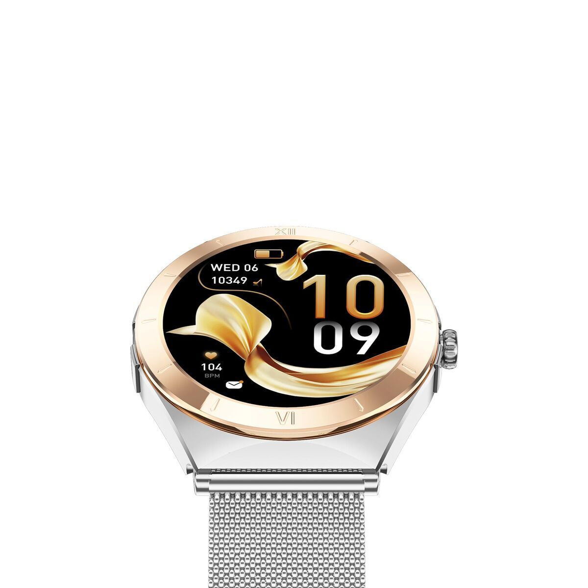 Ksix Lya Smartwatch with Heart Rate Monitor (Silver) view 4