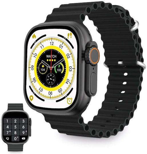 Z55 Ultra Smartwatch with Heart Rate Monitor (Black) view 2