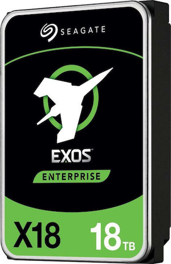 Seagate Exos X18 18TB HDD Hard Drive 3.5" SAS 3.0 7200rpm with 256MB Cache for NAS / Server ST18000NM004J view 2