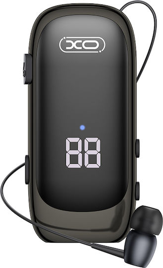 XO ΒΕ51 In-ear Bluetooth Handsfree Earphone Lapel Black view 2