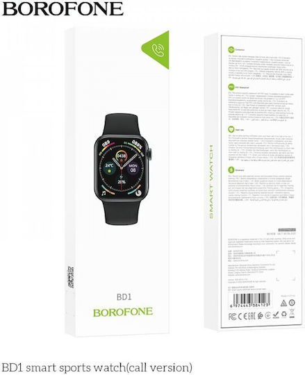 Borofone BD6 Smartwatch with Heart Rate Monitor (Pink) vista 4