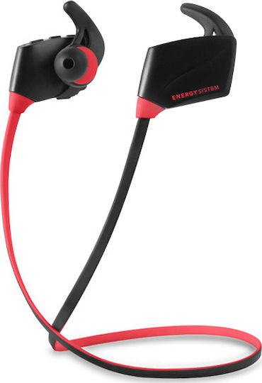 Energy Sistem Sport In-ear Bluetooth Handsfree Earphones with Sweat Resistance Red vue 2