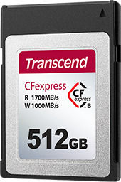 Transcend CFexpress 820 CFexpress 512GB view 2