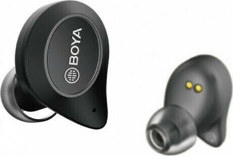 Boya BY-AP1 In-ear Bluetooth Handsfree Earphones with Charging Case Black view 4