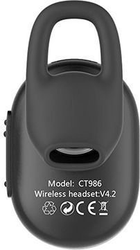 Moveteck CТ986 In-ear Bluetooth Handsfree Earphone Black view 2