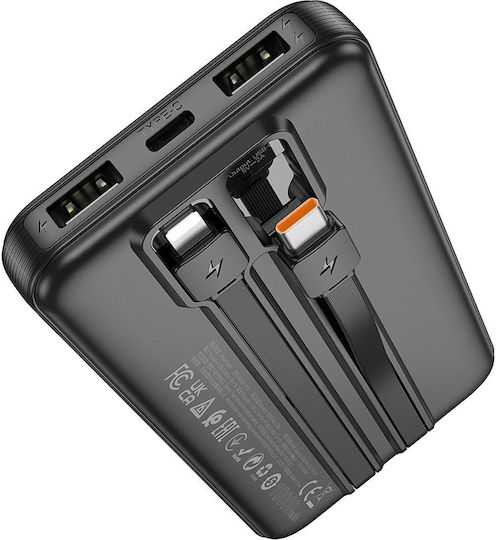 Hoco J118 Power Bank 10000mAh Black view 1