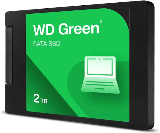 Western Digital Green 5Gen SSD 2TB 2.5'' Type with SATA III Connection WDS200T5G0A-00CPT0 view 2